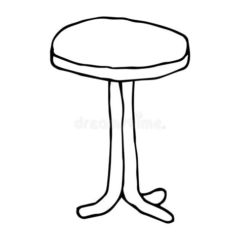 Coffee Table Round Symbol Stock Illustrations 542 Coffee Table Round