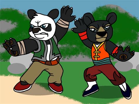 kung fu panda ~ two kung fu bears by pandalove93 on deviantart