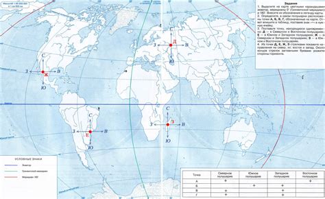 Контурная карта по географии 10 класс полярная звезда распечатать