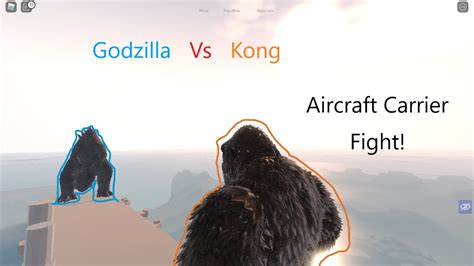 Kaiju Universe Godzilla Vs Kong Aircraft Carrier Fight Scene 1