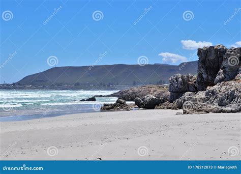 Grotto Beach At Hermanus In South Africa Stock Image Image Of