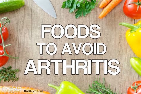 Foods To Avoid Arthritis Small Changes Make A Big Difference