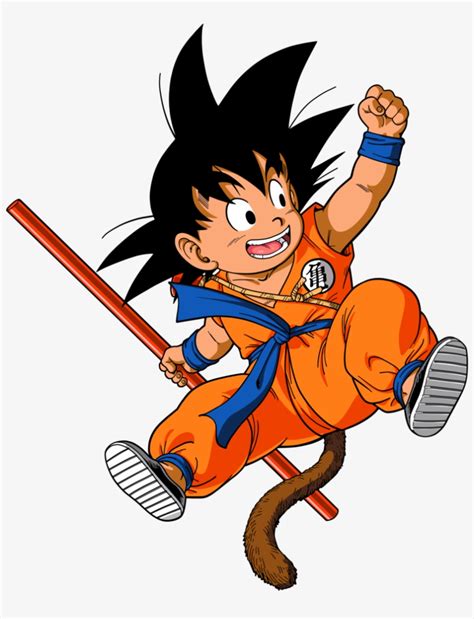 Kid Goku Dessin Dragon Ball Z En Couleur Transparent Png 806x992