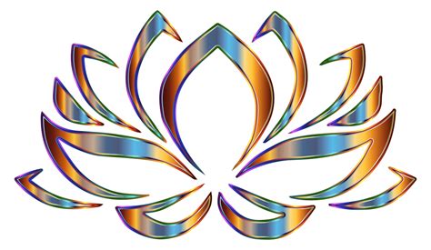 Onlinelabels Clip Art Psychedelic Lotus Flower