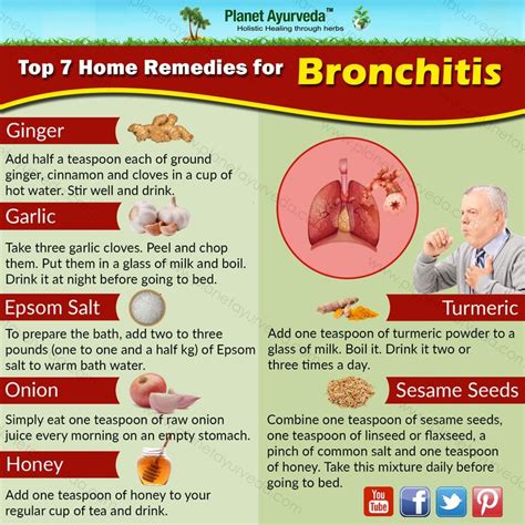 Home Remedies For Bronchitis Natural Treatment Home Remedies For