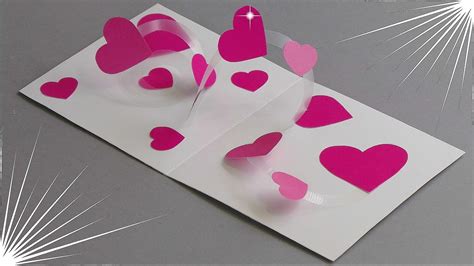 In this video we are going to show you how to make heart popup greeting card at your home this is the easy paper craft idea to make greeting card at your home here you will get step by step process to. DIY - SPIRAL HEARTS POP UP CARD - TUTORIAL / DIY CARDS - YouTube