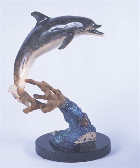 Wyland Dolphin Time Bronze Sculpture