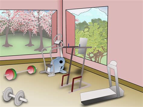 Car photo wallpaper, gym decorating idea. How to Decorate Your Home Gym: 6 Steps (with Pictures ...