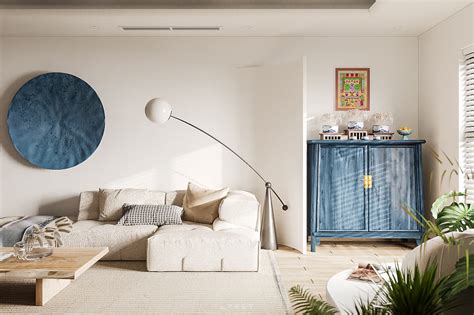 Eclectic Apartment Based On Mid Century Vibe On Behance