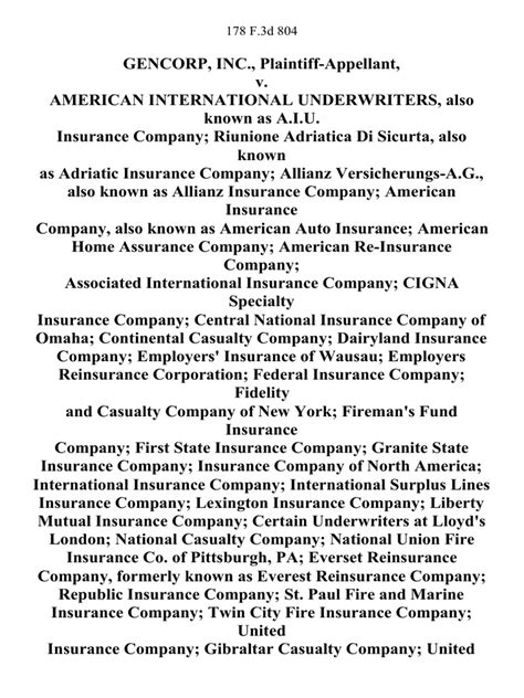 United national specialty is an admitted shell company with licenses in 49 states. Gencorp, Inc. v. American International Underwriters, Also Known as A.I.U. Insurance Company ...