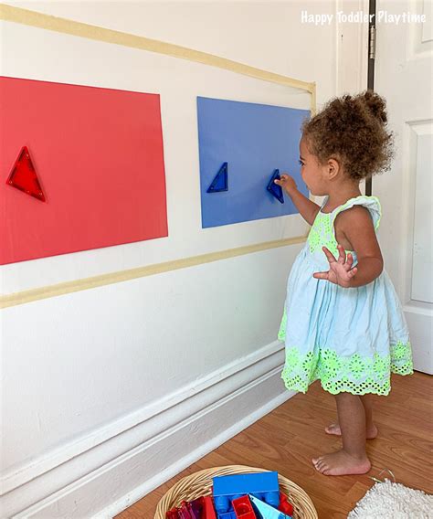 Colour Sorting Sticky Wall Happy Toddler Playtime Color Sorting