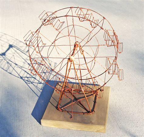 2nd Copper Wire Ferris Wheel Side 2 Commissioned Recycl Flickr