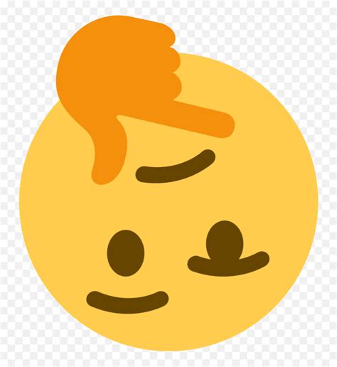 Thinking Emoji Discord Emoji Thinking Emoji Meme Pngupside Down