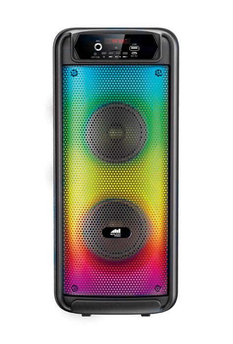 Portable Dual 4″ Bluetooth Blaze Party Speakers With Full Glow Disco