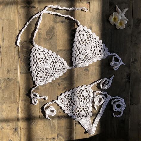 victoria s vogue new handmade crochet micro bikini g thong string beach micro swimwear sexy