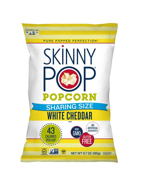 Buy Skinnypop White Cheddar Popcorn Popped Popcorn 67 Oz Sharing