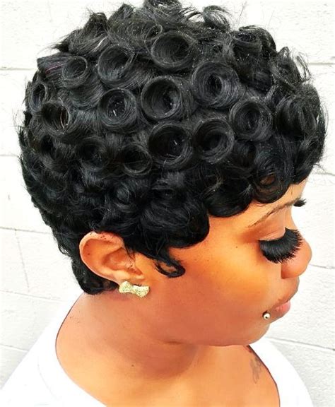 1.11 short curls with temple shave. Short Hairstyles for Black Women- 21 Short Black ...