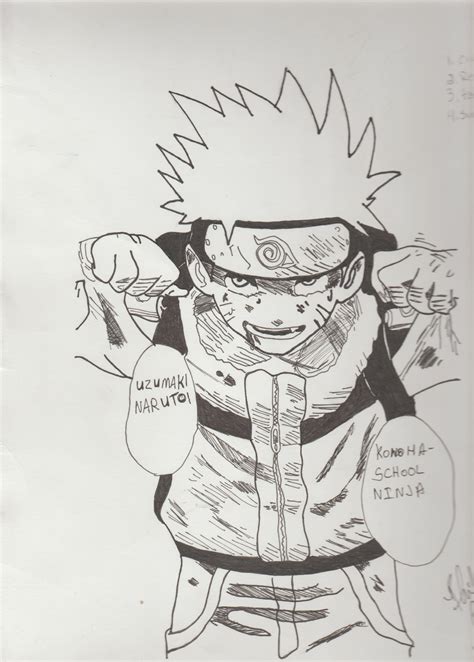 Naruto Fight Drawing