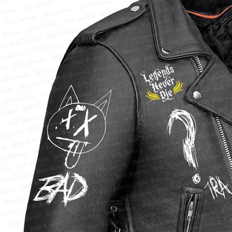 Xxxtentacion Legends Never Die Black Leather Jacket Pelle