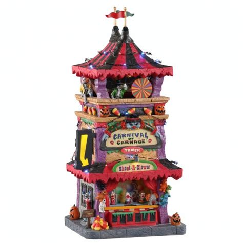Lemax House 15727 Carnival Of Carnage Spooky Town Halloween 2022