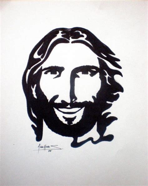 Imágenes Y Dibujos Del Rostro De Jesucristo En Blanco Y Negro