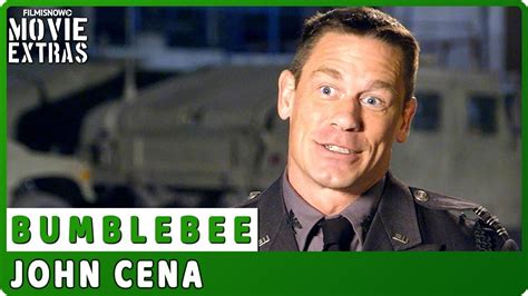 Bumblebee On Set Interview With John Cena Agent Burns Youtube