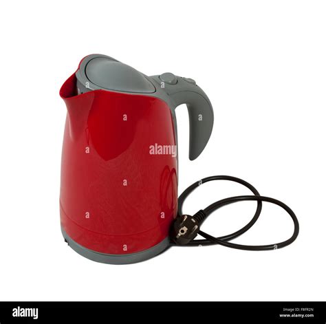 Electric Tea Kettle Isolated On White Background Stock Photo Alamy