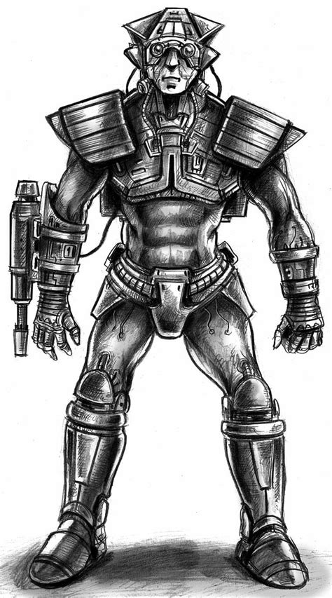 Cyborg Elite Guard System Shock By Jarumo On Deviantart