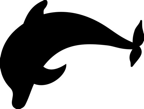 Dolphin Silhouette By Rones Great Dolphin Silhouette On Openclipart