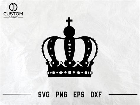 Crown Svg Bundle Royal Crown Svg Bundle Silhouettes 3 Crowns With