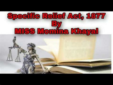 The construction industry, for example, said the act merely provides temporary relief because firms will still be liable to penalties for late delivery should it fail to obtain a certificate of extension of time (eot). Specific Relief Act 1877 - YouTube