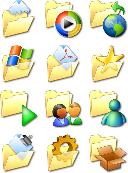 Download Search Windows Xp Folders Icon Hd Transparent Png