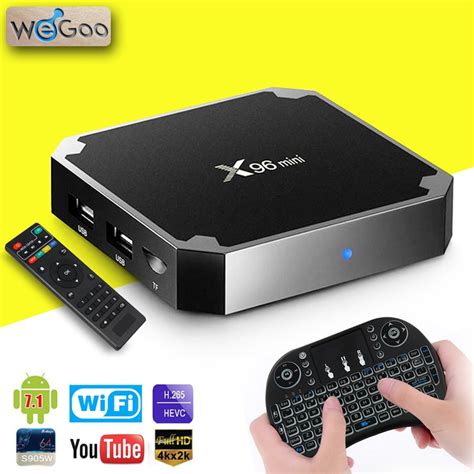 Wegoo X96 Mini Smart Tv Box Android 71 S905w 2gb 16gb Wifi Iptv
