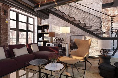 Industrial Living Room Design Ideas Picture Gallery