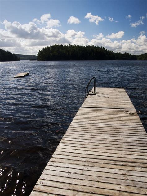 Jetty Into The Lake Stock Image Image Of Landscape Wood 15723451
