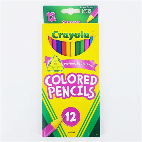 Pencil Crayons 12 Crayola Factory Plaza