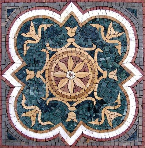 Geometric Addition Mosaic Mosaic Art Tile Art Stone Mosaic Art