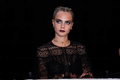Cara Delevingne Portraits At Suicide Squad Press Conference In New