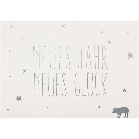 RÄder Postkarte Neues Jahr Neues Glück • Fräulein Anna