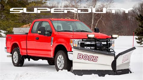 2020 Ford Super Duty Ultimate Snow Plow Machine Youtube
