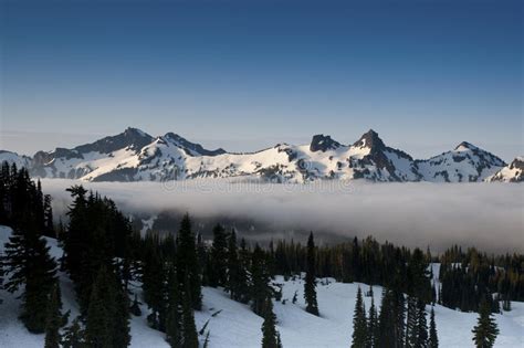 Snowy Mountain Range Stock Image Image Of Beautiful 13032945