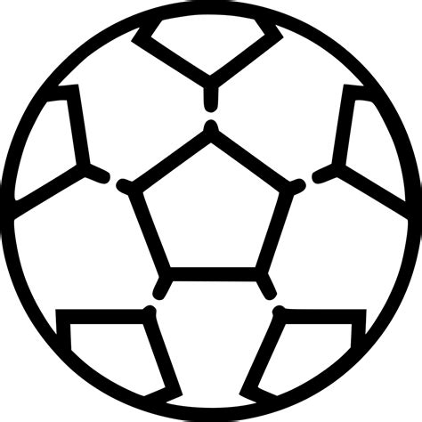 Soccer Ball Svg Png Icon Free Download (#445624) - OnlineWebFonts.COM