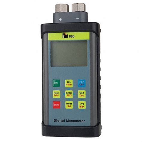 Test Products Intl 1015 Psi To 1015 Psi 5 Digit Backlit Lcd Digital Manometer 9hua3665