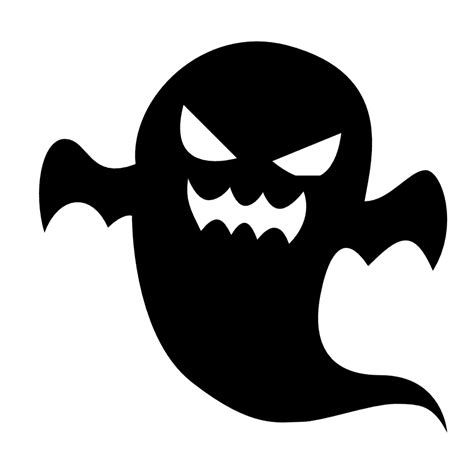 Ghost Silhouette Halloween Free Svg File Svg Heart