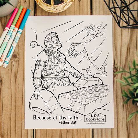 This isn't the first time you've helped me out!! Because of Thy Faith Brother of Jared Coloring Page ...