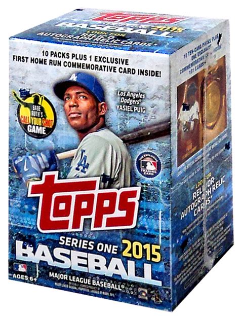 Mlb Topps 2015 Series 1 Baseball Trading Card Blaster Box 10 Packs Toywiz