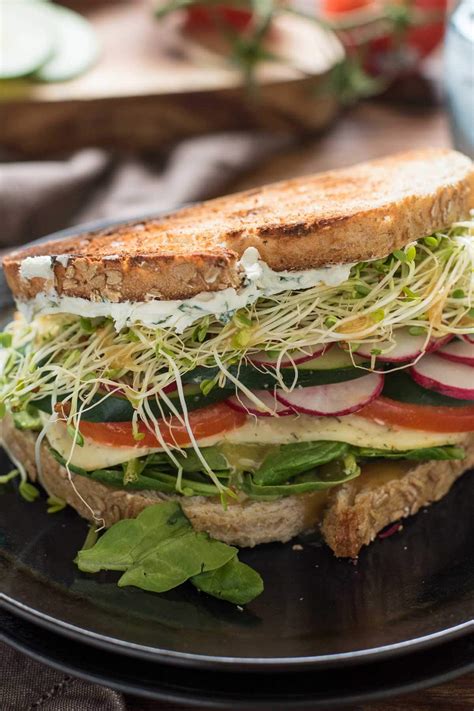 Try these easy breakfast recipes. The Best Veggie Sandwiches with Herbed Cream Cheese ...