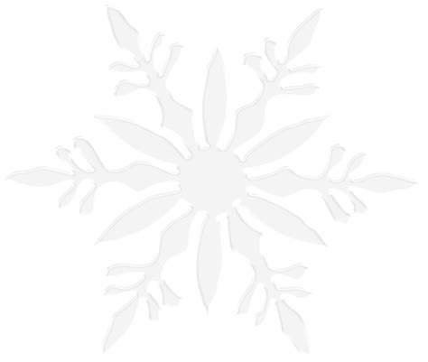 Transparent Transparent Background Snowflake Png