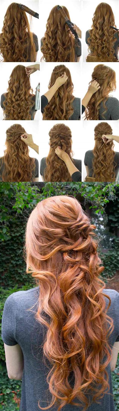 25 Easy Half Up Half Down Hairstyle Tutorials For Prom