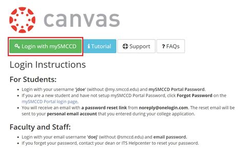 How To Log In To Canvas Canvas San Mateo County Community College